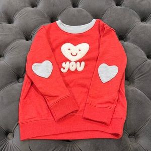 Cat and Jack red toddler sweatshirt size 4t